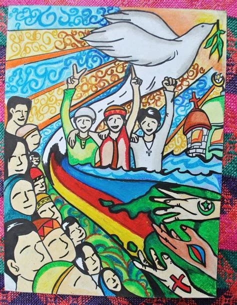 Kapayapaan sa kalikasan poster .